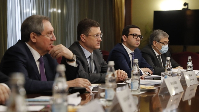 Alexander Novak’s working meeting with Minister of Foreign Affairs and Trade of Hungary Peter Szijjarto