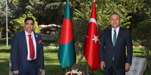 Meeting of Foreign Minister Mevlüt Çavuşoğlu with Foreign Minister A. K. Abdul Momen of Bangladesh, 14 September 2020