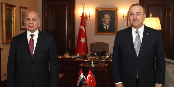 Meeting of Foreign Minister Mevlüt Çavuşoğlu with Foreign Minister Fuad Hussein of Iraq, 16 December 2020