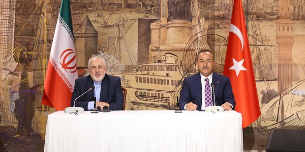 Meeting of Foreign Minister Mevlüt Çavuşoğlu with Foreign Minister Javad Zarif of Iran, 15 June 2020