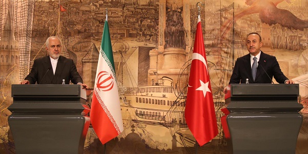 Meeting of Foreign Minister Mevlüt Çavuşoğlu with Foreign Minister Javad Zarif of Iran, 29 January 2021