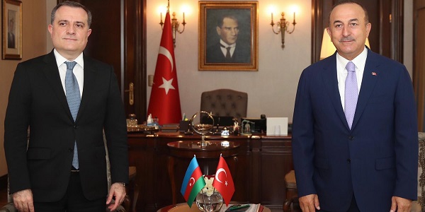 Meeting of Foreign Minister Mevlüt Çavuşoğlu with Foreign Minister Jeyhun Bayramov of Azerbaijan, 11 August 2020