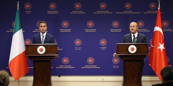 Meeting of Foreign Minister Mevlüt Çavuşoğlu with Foreign Minister Luigi Di Maio of Italy, 19 June 2020