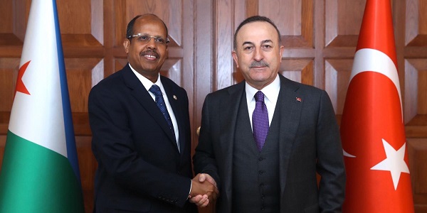 Meeting of Foreign Minister Mevlüt Çavuşoğlu with Foreign Minister Mahmoud Ali Youssouf of Djibouti, 19 February 2020