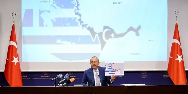 Meeting of Foreign Minister Mevlüt Çavuşoğlu with members of the foreign press within the framework of the event of the Union of International Democrats, 23 September2020