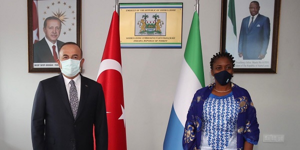 Meeting of Foreign Minister Mevlüt Çavuşoğlu with Minister of Foreign Affairs and International Cooperation Nabeela F. Tunis of Sierra Leone, 3 November 2020
