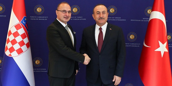 Meeting of Foreign Minister Mevlüt Çavuşoğlu with Minister of Foreign and European Affairs Gordan Grlic Radman of Croatia, 11 December 2019