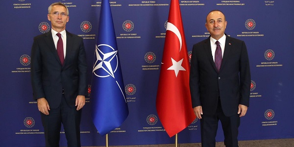 Meeting of Foreign Minister Mevlüt Çavuşoğlu with NATO Secretary General Jens Stoltenberg, 5 October 2020
