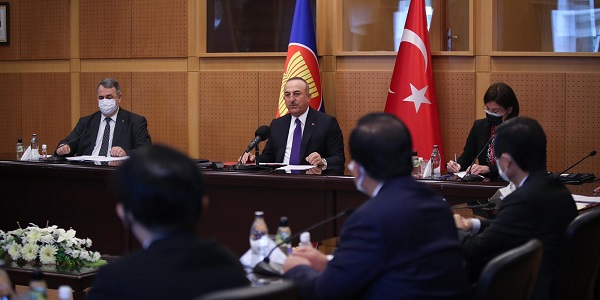 Meeting of Foreign Minister Mevlüt Çavuşoğlu with the Ambassadors of the Association of Southeast Asian Nations Ankara Group, 6 January 2021