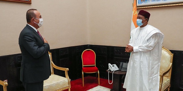 Visit of Foreign Minister Mevlüt Çavuşoğlu to Niger, 21 July 2020