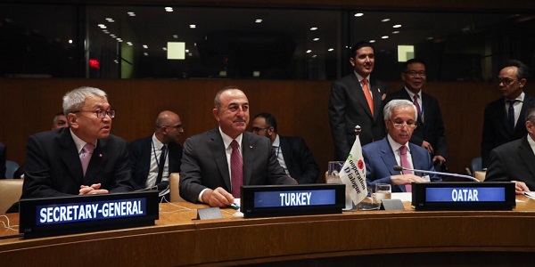 Visit of Foreign Minister Mevlüt Çavuşoğlu to the U.S. to attend meetings of the 74th session of the United Nations General Assembly, 27 September 2019