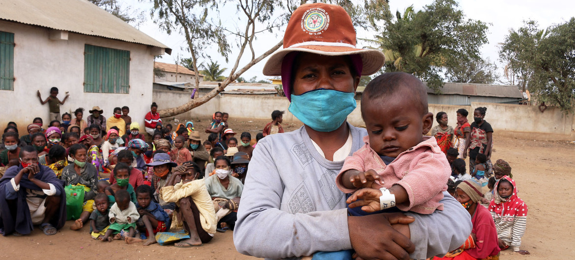 Many children in the south of Madagascar are suffering from malnutrition.