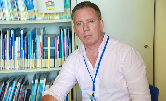 Martin Reeve is a regional adviser for human trafficking and migrant smuggling, based in Baghdad, Iraq. 