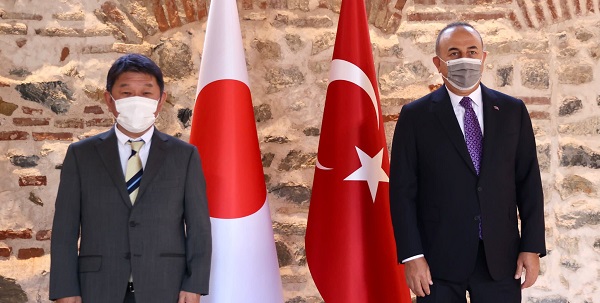 Meeting of Foreign Minister Mevlüt Çavuşoğlu with Foreign Minister Toshimitsu Motegi of Japan, 20 August 2021