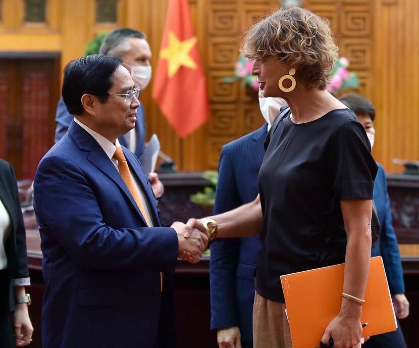 Ambassador Akkerman and Vietnam's PM Chinh