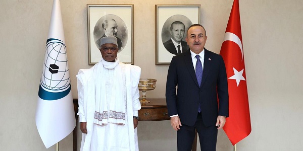 Meeting of Foreign Minister Mevlüt Çavuşoğlu with Secretary General Hissein Brahim Taha of the Organisation of Islamic Cooperation, 25 November 2021