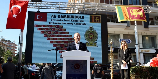 Participation of Foreign Minister Mevlüt Çavuşoğlu in the inauguration ceremony of the Alanya Office of Sri Lanka’s Antalya Honorary Consulate, 6 November 2021