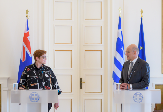 Minister of Foreign Affairs Nikos Dendias’ statement following his meeting with Minister for Foreign Affairs of Australia, Marise Payne (Athens, 08.12.2021)