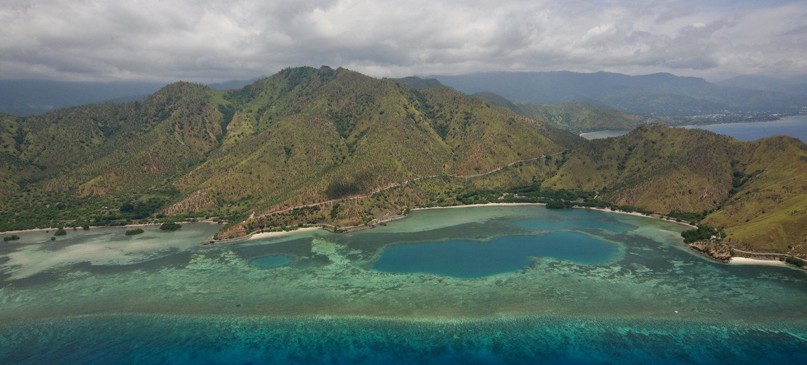 Aerial view near Dili, Timor-Leste. (file photo)
