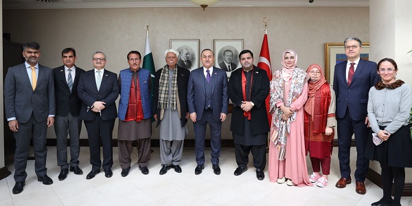 Meeting of Foreign Minister Mevlüt Çavuşoğlu with the Members of the Turkey-Pakistan Inter-Parliamentary Friendship Group of the National Assembly of Pakistan, 9 March 2022