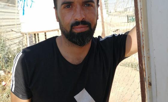 Ghasim Al-Lubbad, a Syrian Refugee from Zaatari Camp.