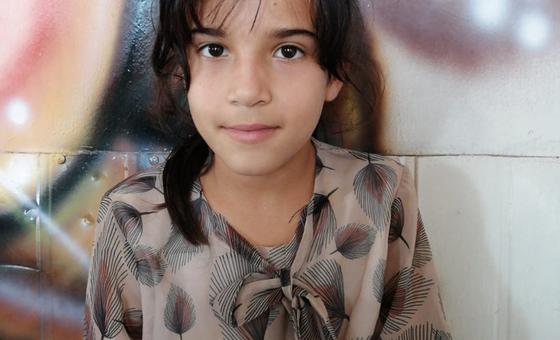 Ghena Adil Tughan, a Syrian Refugee from Zaatari Camp in Jordan.
