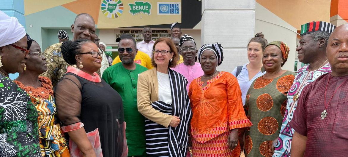 Claudia Mahler, UN Independent Expert on the Enjoyment of all Human Rights by Older Persons, on her recent visit in Makurdi, Benue State, Nigeria.