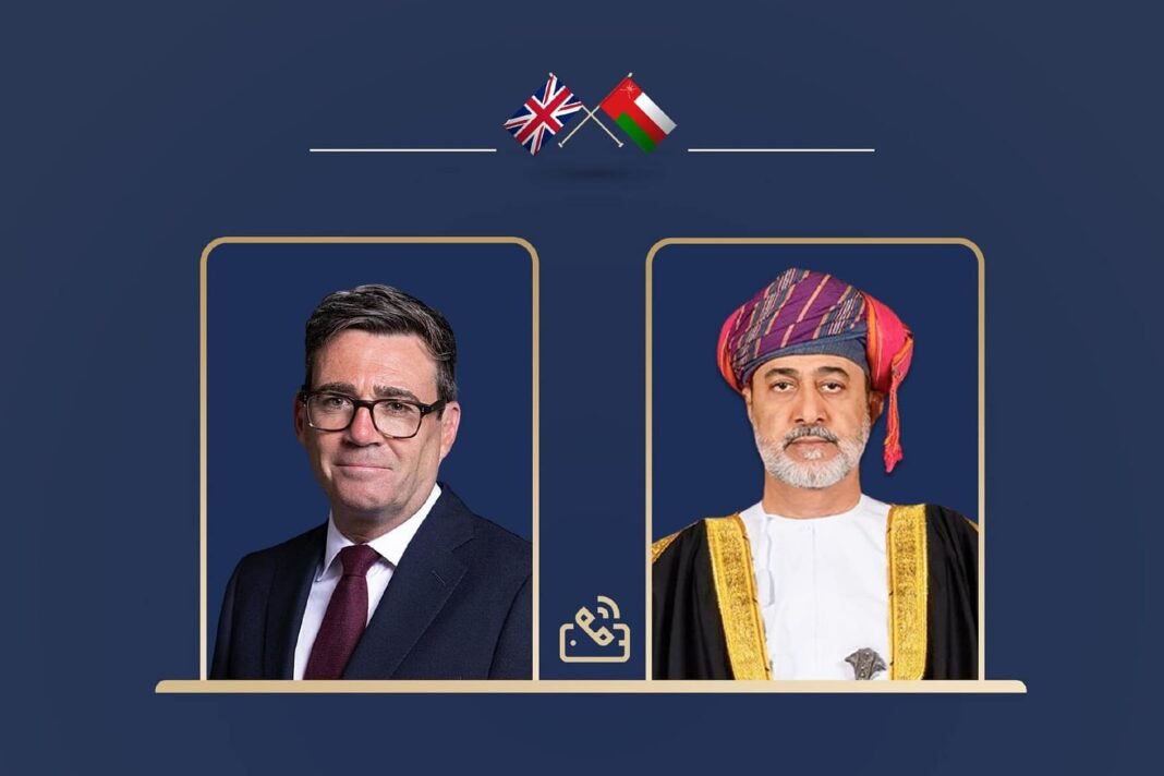Sultan Haitham Calls UK PM – Strengthening Regional Peace Sultan Haitham Calls UK PM – Strengthening Regional Peace