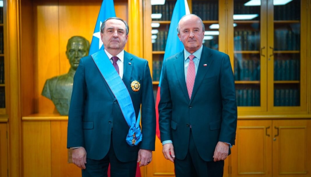 Chilean Government Honors Czech Ambassador Amid Centennial Ties Chilean Government Honors Czech Ambassador Amid Centennial Ties