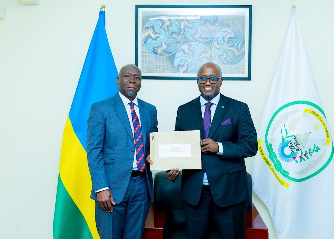 Minister Nduhungirehe Receives South African Envoy