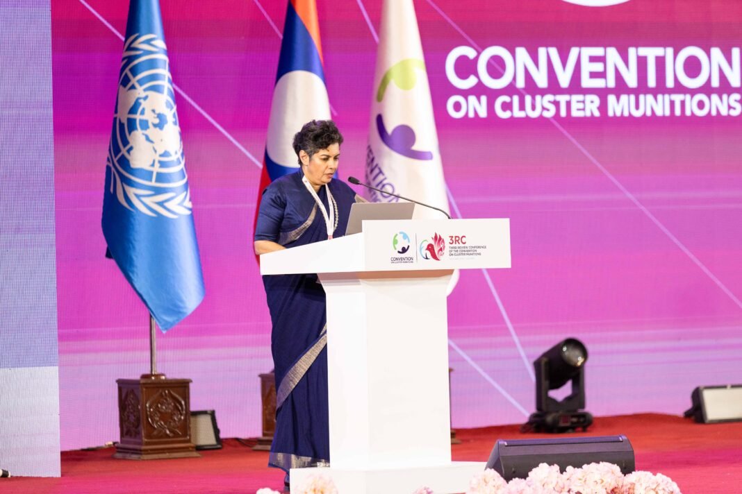 Sri Lanka Reaffirms Commitment to Cluster Munitions Convention Sri Lanka Reaffirms Commitment to Cluster Munitions Convention
