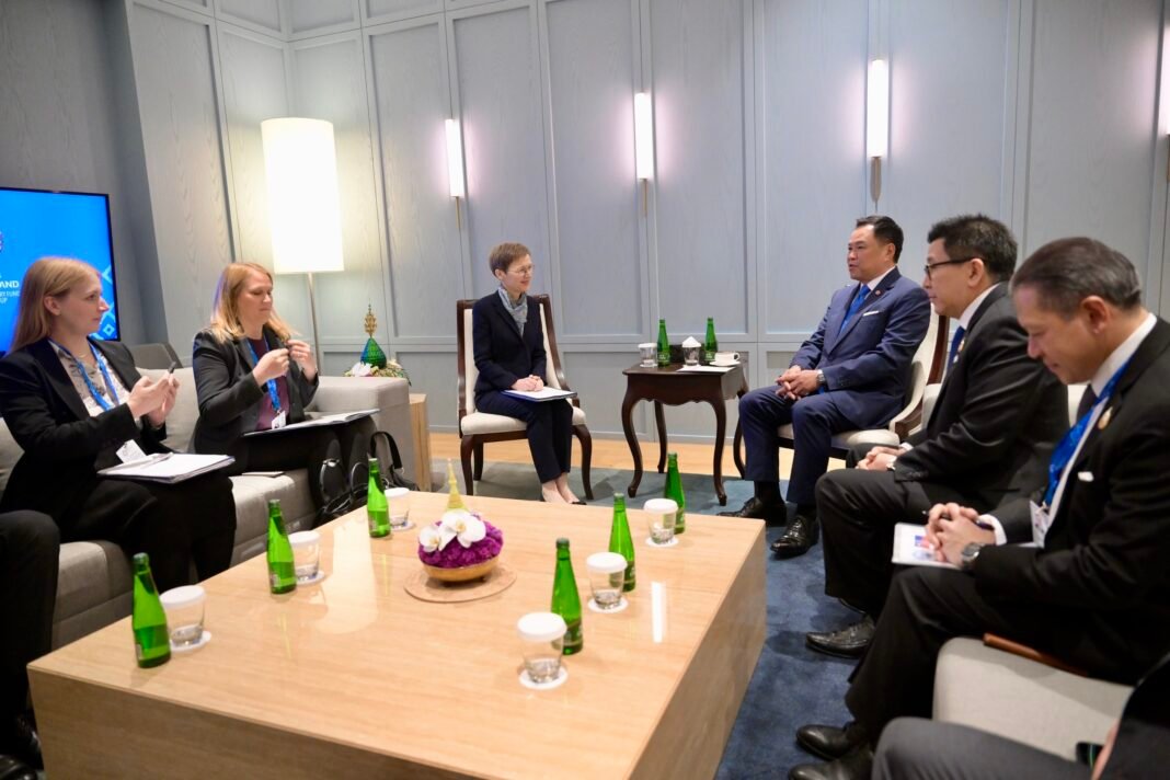 Thailand Vice Minister Meets Liechtenstein Prime Minister Thailand Vice Minister Meets Liechtenstein Prime Minister