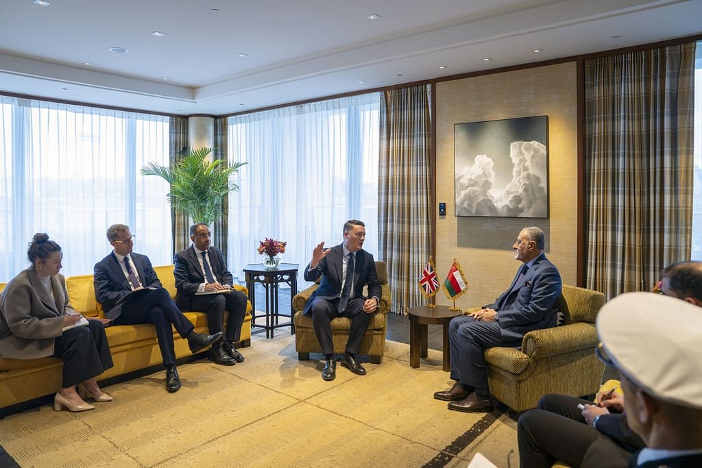 Deputy Prime Minister Al Said Meets UK Defence Secretary Streeting Deputy Prime Minister Al Said Meets UK Defence Secretary Streeting