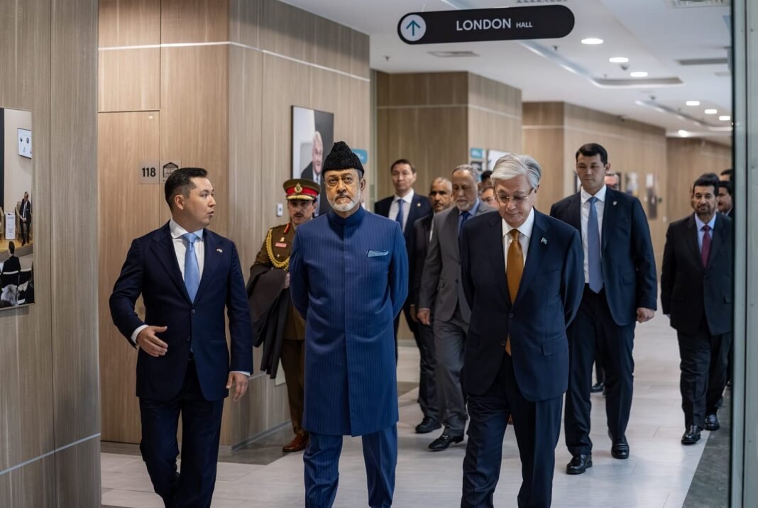 Sultan Haitham Visits AIFC to Discuss Investment Opportunities with Kazakhstan Sultan Haitham Visits AIFC to Discuss Investment Opportunities with Kazakhstan