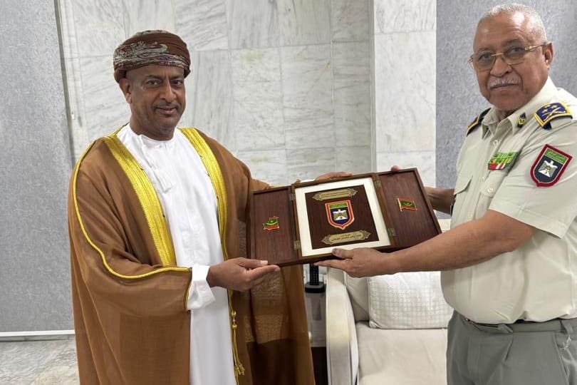 Oman Meets with Mauritanian National Guard Chief of Staff Oman Meets with Mauritanian National Guard Chief of Staff