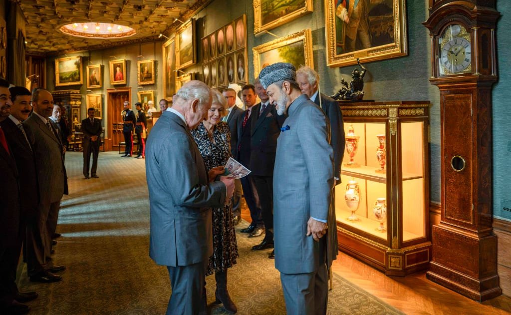 King Charles Bids Farewell to Sultan Haitham