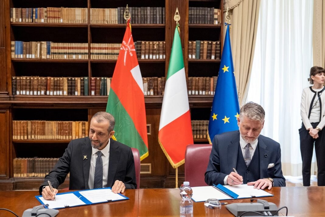 Minister Albusaidi Signs Heritage Agreement with Italy