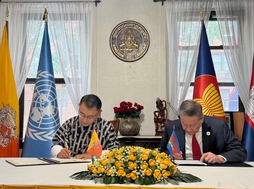 Bhutan and Cambodia Establish Diplomatic Relations Bhutan and Cambodia Establish Diplomatic Relations