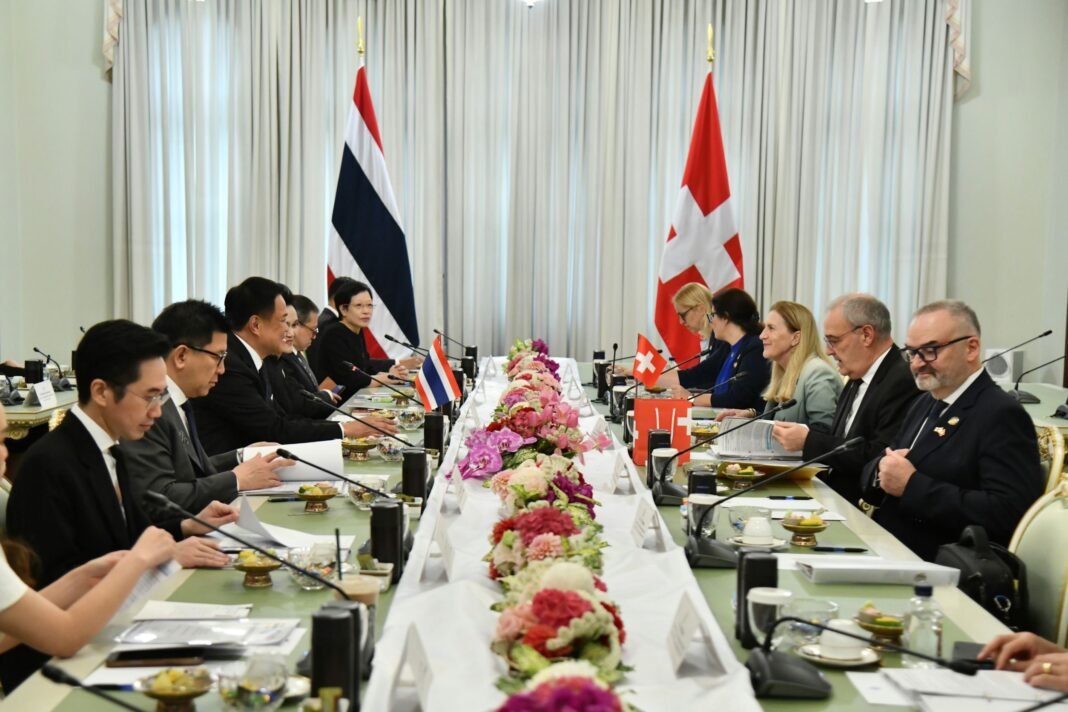 Thai PM Welcomes Swiss President on Investment Push Thai PM Welcomes Swiss President on Investment Push