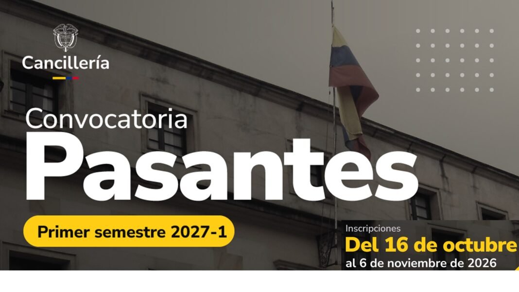 Colombia Announces Internship Program for 2027